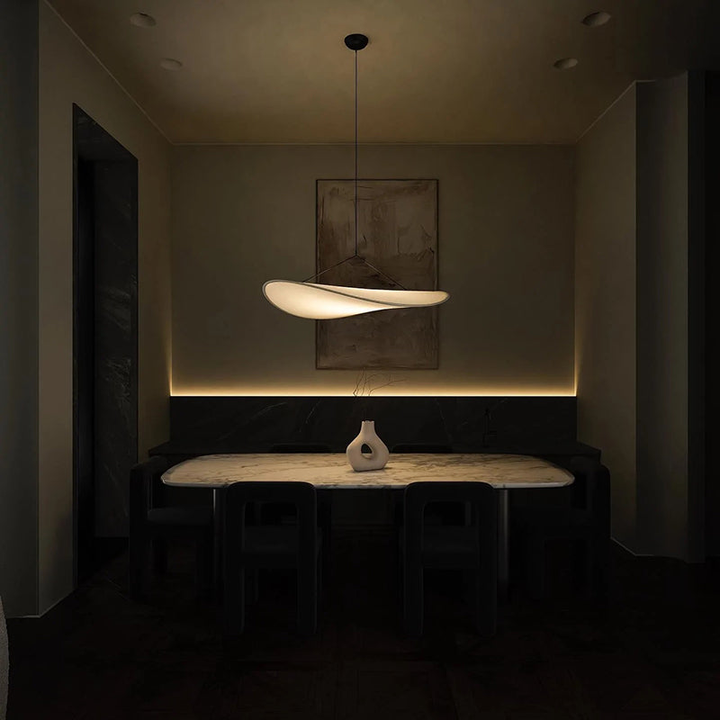 Pendant Light Vintage Art Deco With White Silk Metal For Glow Ambient